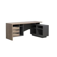 Computer desk Connect 2 Oak Sonoma Truffle